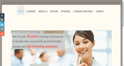 Desktop Screenshot of gatewaylicensing.com