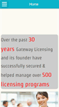 Mobile Screenshot of gatewaylicensing.com